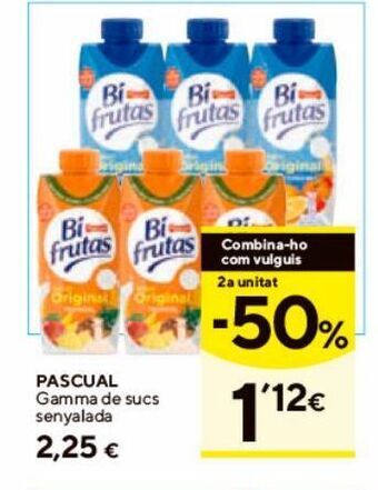 Caprabo Bifrutas pascual oferta