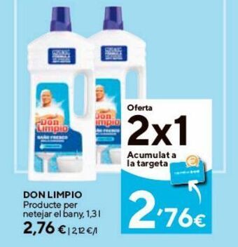 Caprabo Limpiador de baños don limpio oferta