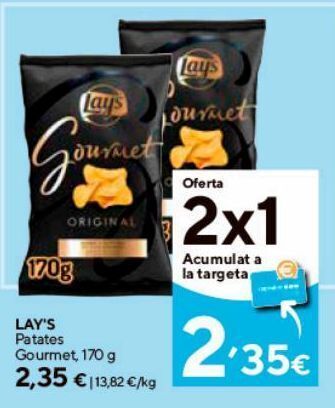 Caprabo Patatas lay's oferta