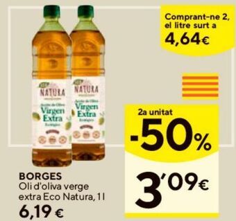 Caprabo Aceite de oliva borges oferta