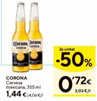 Caprabo Cerveza mejicana corona oferta
