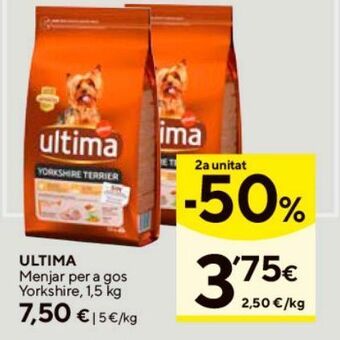 Caprabo Comida para perros última oferta