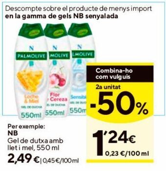 Caprabo Gel de baño nb oferta