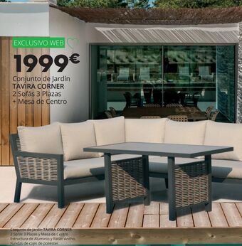 Conforama Conjunto de jardín tavira oferta
