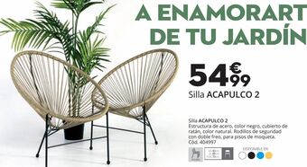 Conforama Sillas acapulco oferta