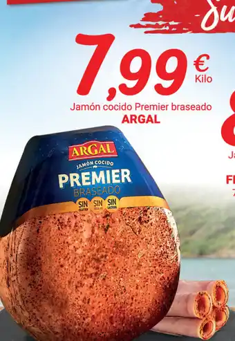 Supermercados Plaza Argal Jamón cocido braseado oferta