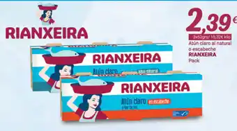 Supermercados Plaza Rianxeira Atún claro al natural o escabetche oferta