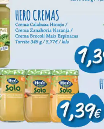 Supermercados Plaza Hero Cremas oferta