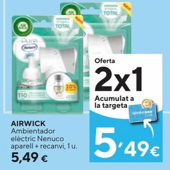 Caprabo Ambientadores air wick oferta