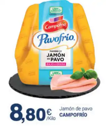 Supermercados Plaza Campfrio Jamón de pavo oferta