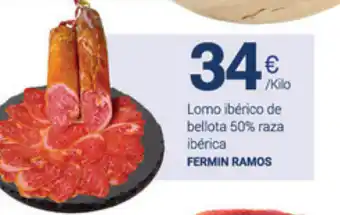 Supermercados Plaza Fermin Ramos Lomo ibérico de bellota 50% raza iberica oferta