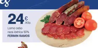 Supermercados Plaza Fermin Ramos Lomo cebo raza ibérica 50% oferta