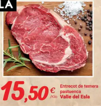 Supermercados Plaza Valle del Esla Entrecot de ternera pastuenca oferta