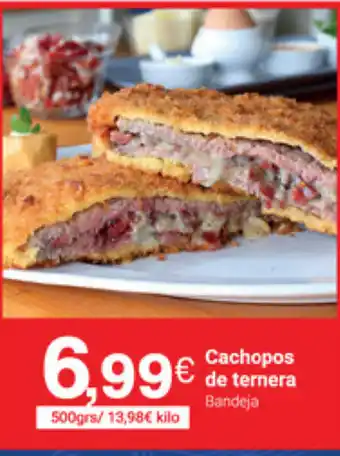 Supermercados Plaza Cachopos de ternera 500grs oferta