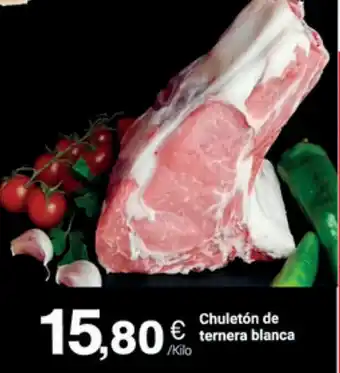 Supermercados Plaza Ternera blanca Chuletón de oferta