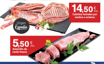 Supermercados Plaza Solomillo De Cerdo fresco oferta