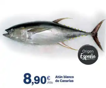 Supermercados Plaza Atún blanco de Canarias oferta