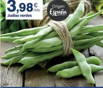 Supermercados Plaza Judias verdes oferta