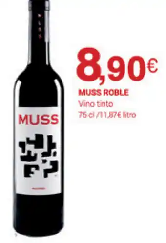 Supermercados Plaza Muss Roble 75cl oferta