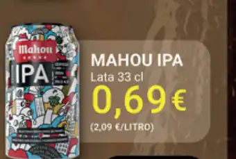 Supermercados Plaza Mahou IPA lata 33cl oferta