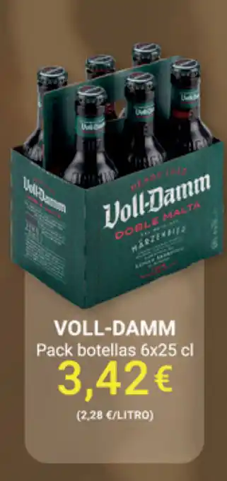 Supermercados Plaza Voll Damm Pack botellas 6 x 25cl oferta