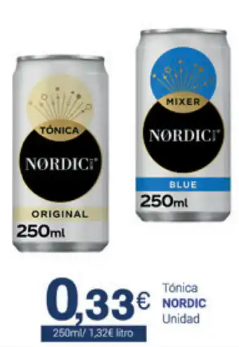 Supermercados Plaza Nordic Tónica 250ml oferta