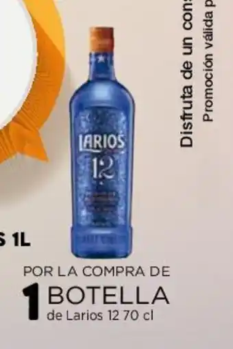 Hiper Usera 1 Botella Por La compra De de larios 12 70cl oferta