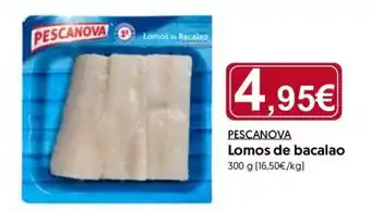 Hiper Usera Pescanova Lomos de bacalao 300g oferta