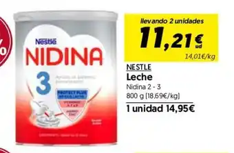 Hiper Usera Nestle Leche Nidina 2-3 800g oferta