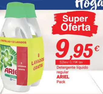 Supermercados Plaza Ariel Detergente liquido regular oferta