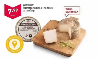 ALDI Bona Vianda Formatge Semicurat De Cabra oferta