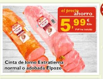 Cash Ecofamilia Cinta De Lomo Extratierna Normal O Adobada Elpozo oferta