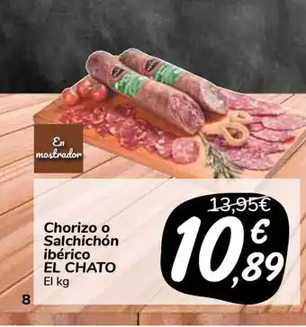 Carrefour Market El Chato Chorizo O Salchichon Iberico oferta