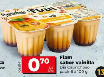 Dia Flam Sabor Vainilla Dia Caprichoso Pack-6 x 100 g oferta