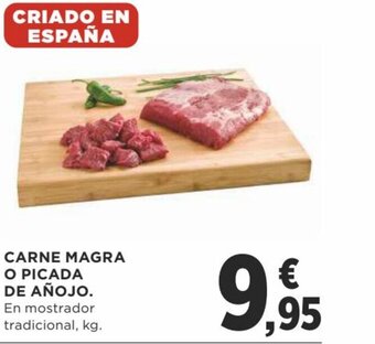 Supercor Carne Magra o Picada De Añojo En Mostrador Tradicional, kg oferta