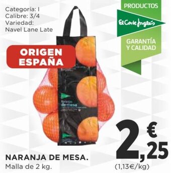 Supercor Naranja de Mesa Malla de 2 kg. oferta
