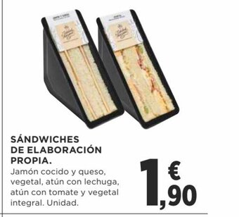 Supercor Sándwiches De Elaboración Propia oferta