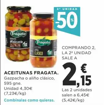 Supercor Aceitunas Fragata Gazpacha o aliño cláscico, 595gne oferta