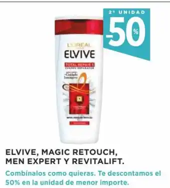 Supercor Elvive , Magic Retouch Men Expert Y Revitalift oferta