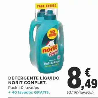 Supercor Norit Detergente Líquido Complet oferta
