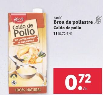 Lidl Caldo de pollo oferta