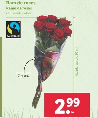 Lidl Ramo de rosas oferta