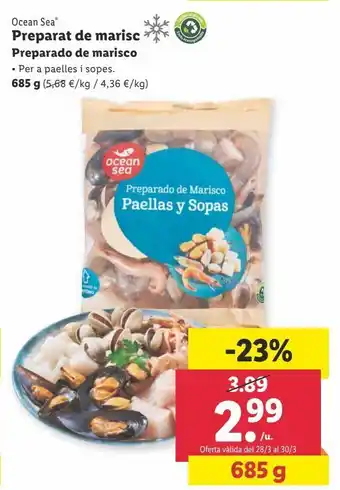Lidl Preparado de marisco ocean sea oferta