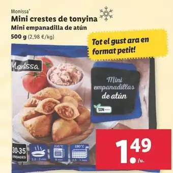 Lidl Mini empanadilla de atún 500g oferta