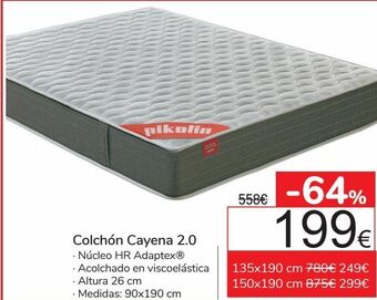 Carrefour Colchón cayena 2.0 oferta