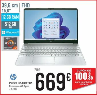 Carrefour Portátil 15s-eq2079ns oferta