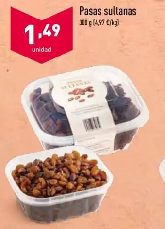 ALDI Pasas sultanas 300g oferta