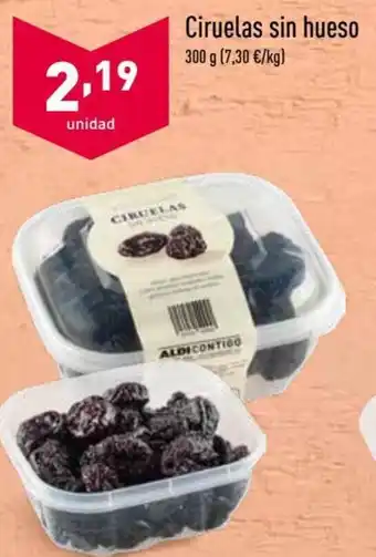 ALDI Ciruelas sin hueso 300g oferta