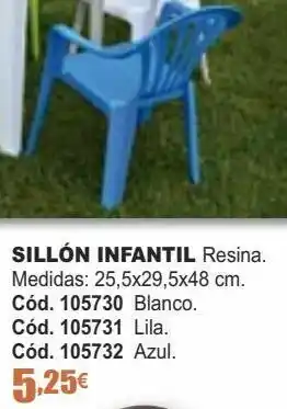 Ferrcash Sillón infantil garden life oferta