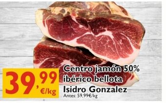 Cash Ecofamilia Centro Jamón 50% ibèrico bellota Isidro Gonzalez oferta